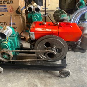 BỘ BƠM HÚT BÙN, HÚT BIOGAS CHỐNG TẮC BOOYOUNG BYCTNT 80-60 LẮP ĐỘNG CƠ DẦU D15