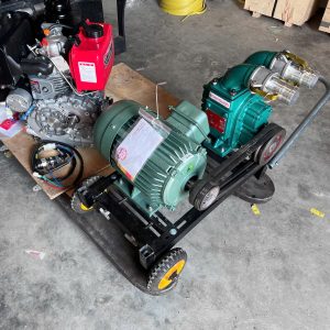 BỘ BƠM HÚT BÙN, HÚT BIOGAS CHỐNG TẮC BOOYOUNG BYCTNT 80-60 LẮP MÔ TƠ ĐIỆN 7.5KW 3 PHA